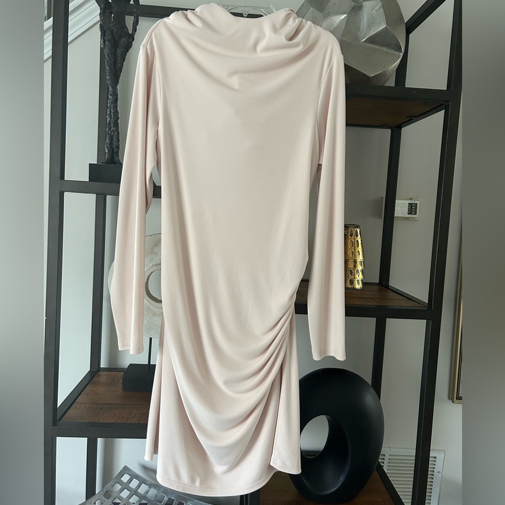 New cream color Zara cap dress with back out